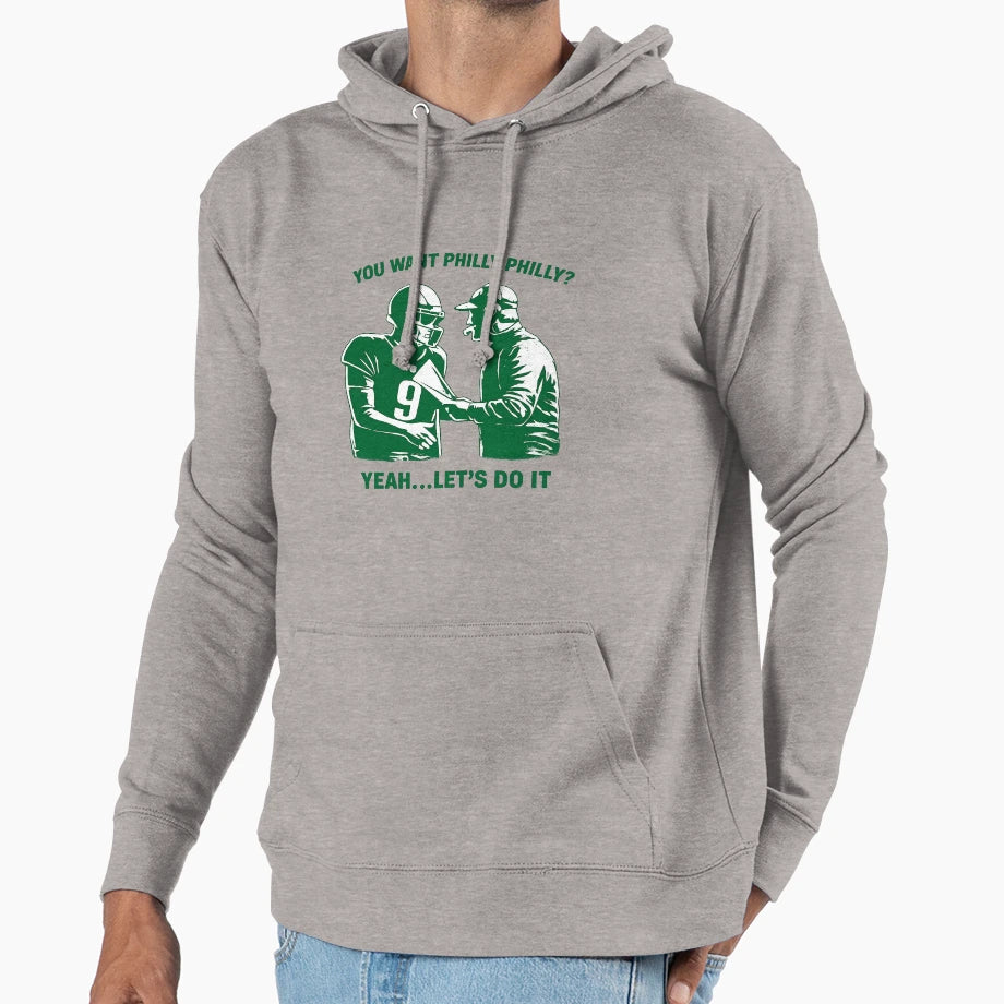 Philly Special Green Hoodie - Novelty Apparel for Adults - T-Shirt, Sweatshirt, Hoodie