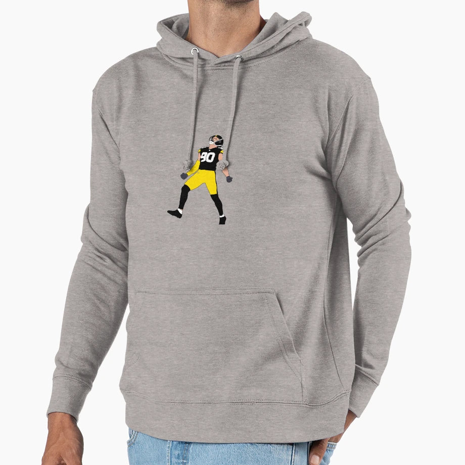 Pittsburgh Steelers Tj Watt Hoodie - Graphic Print Men Women - T-Shirt, Sweatshirt, Hoodie