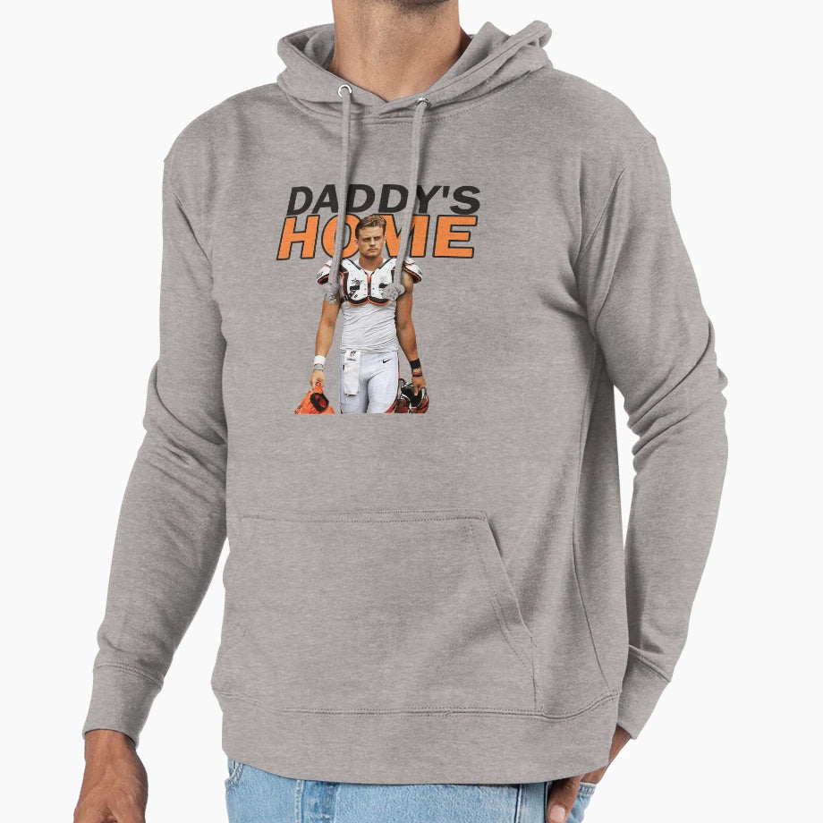 JB Daddys Home Hoodie - Trendy Graphic Unisex - T-Shirt, Sweatshirt, Hoodie
