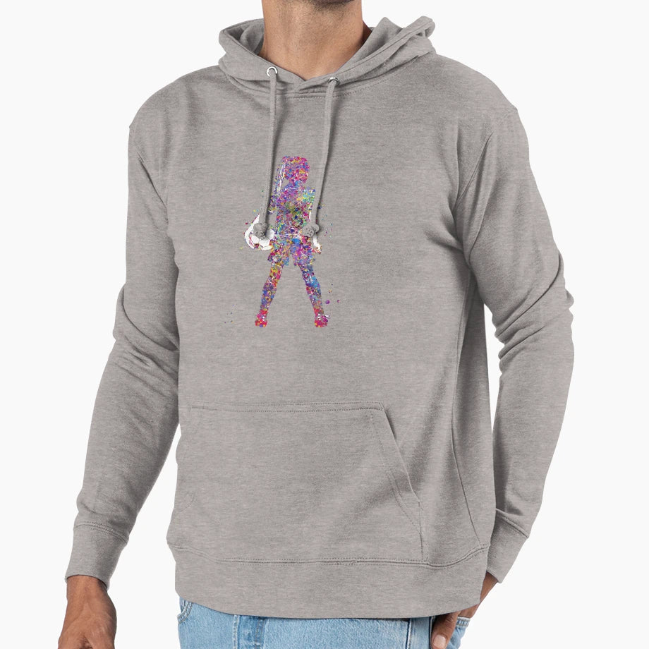 Soccer Player Hoodie - Minimalist Print Men Women - T-Shirt, Sweatshirt, Hoodie