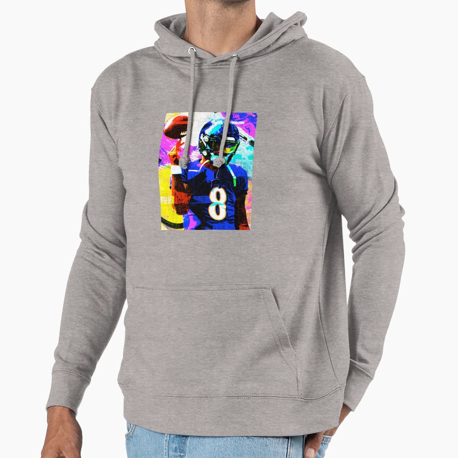 Handdrawn Lamar Hoodie - Fun Novelty Design for Adults - T-Shirt, Sweatshirt, Hoodie