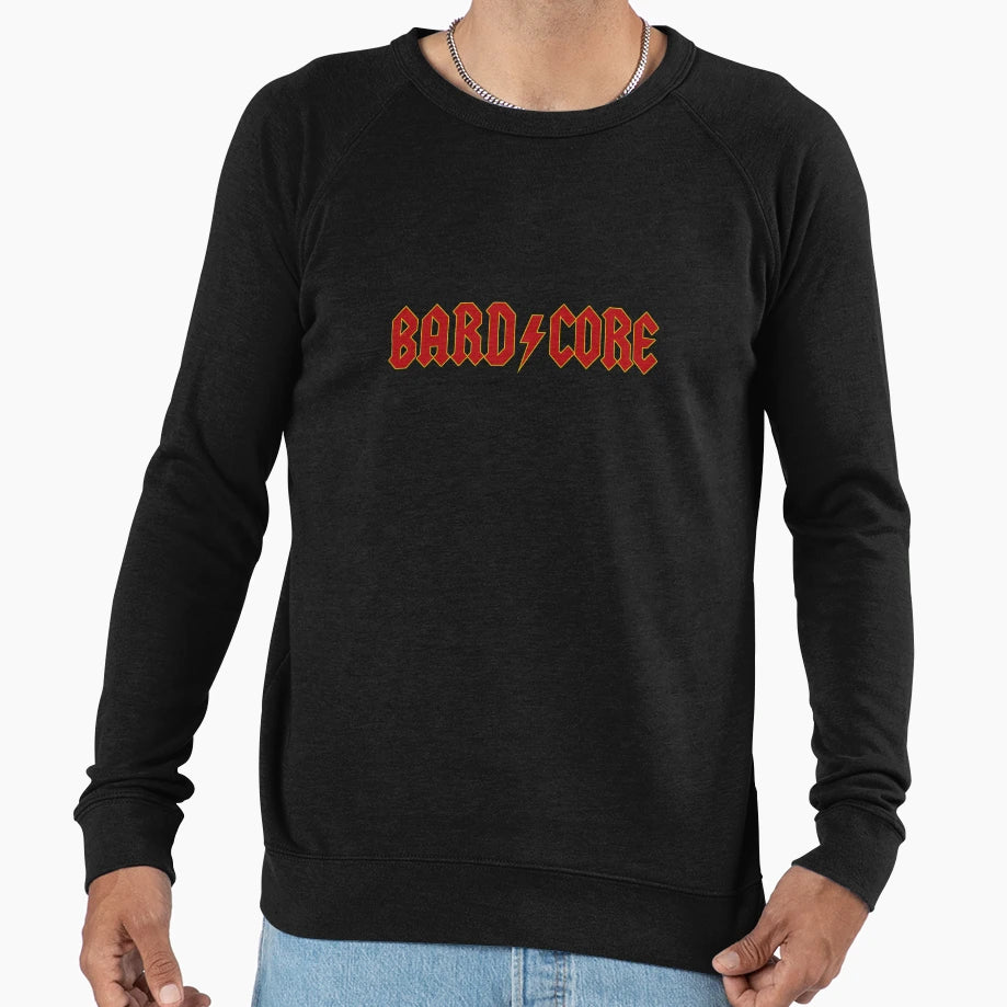 Bard Core Medieval Metal Logo Sweatshirt - Unique Graphic Unisex - T-Shirt, Sweatshirt, Hoodie