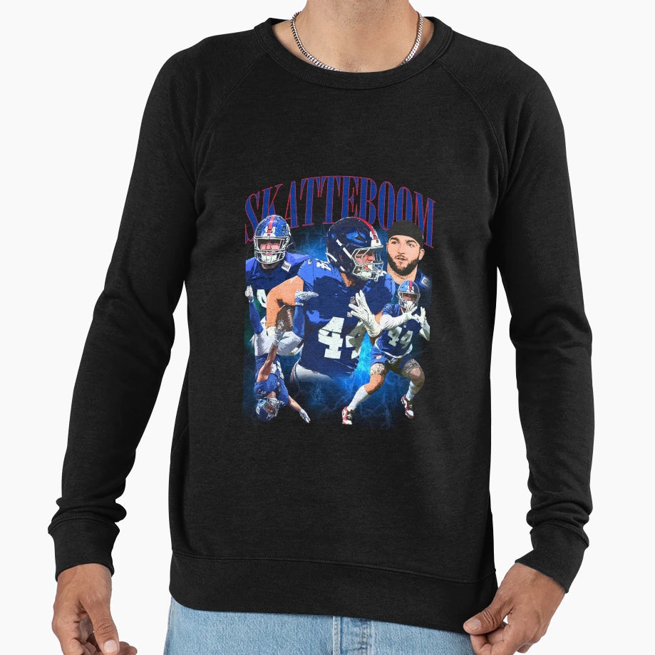 Cam Skattebo Skatteboom Ny Giants Sweatshirt - Minimalist Print Unisex - T-Shirt, Sweatshirt, Hoodie