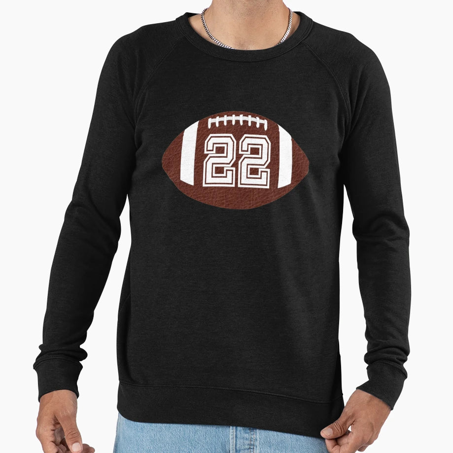 American Football Jersey No 22 Sweatshirt - Trendy Graphic Men Women - T-Shirt, Sweatshirt, Hoodie