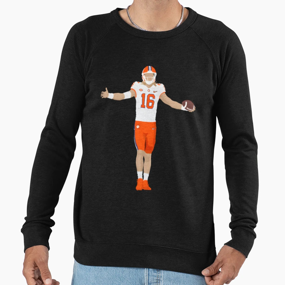 Trevor Lawrence Long Sweatshirt - Minimalist Print for Adults - T-Shirt, Sweatshirt, Hoodie