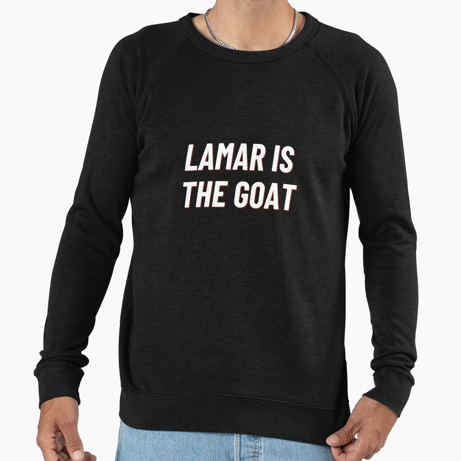 LJ Goat Baltimore Ravens Fan Sweatshirt - Streetwear Style Men Women - T-Shirt, Sweatshirt, Hoodie