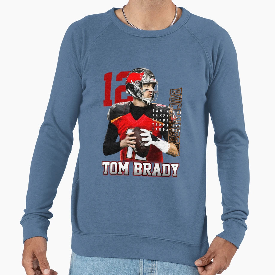 Tampabay Tom 12 Football Br D Sweatshirt - Casual Everyday Wear for Adults - T-Shirt, Sweatshirt, Hoodie