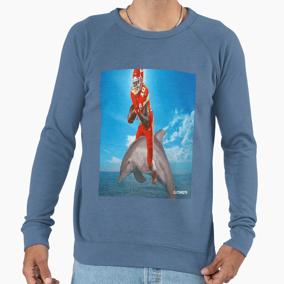 TH Dolphins Sweatshirt - Aesthetic Graphic for Adults - T-Shirt, Sweatshirt, Hoodie