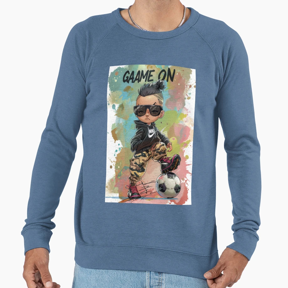 Little Football Player Sweatshirt - Novelty Apparel Unisex - T-Shirt, Sweatshirt, Hoodie