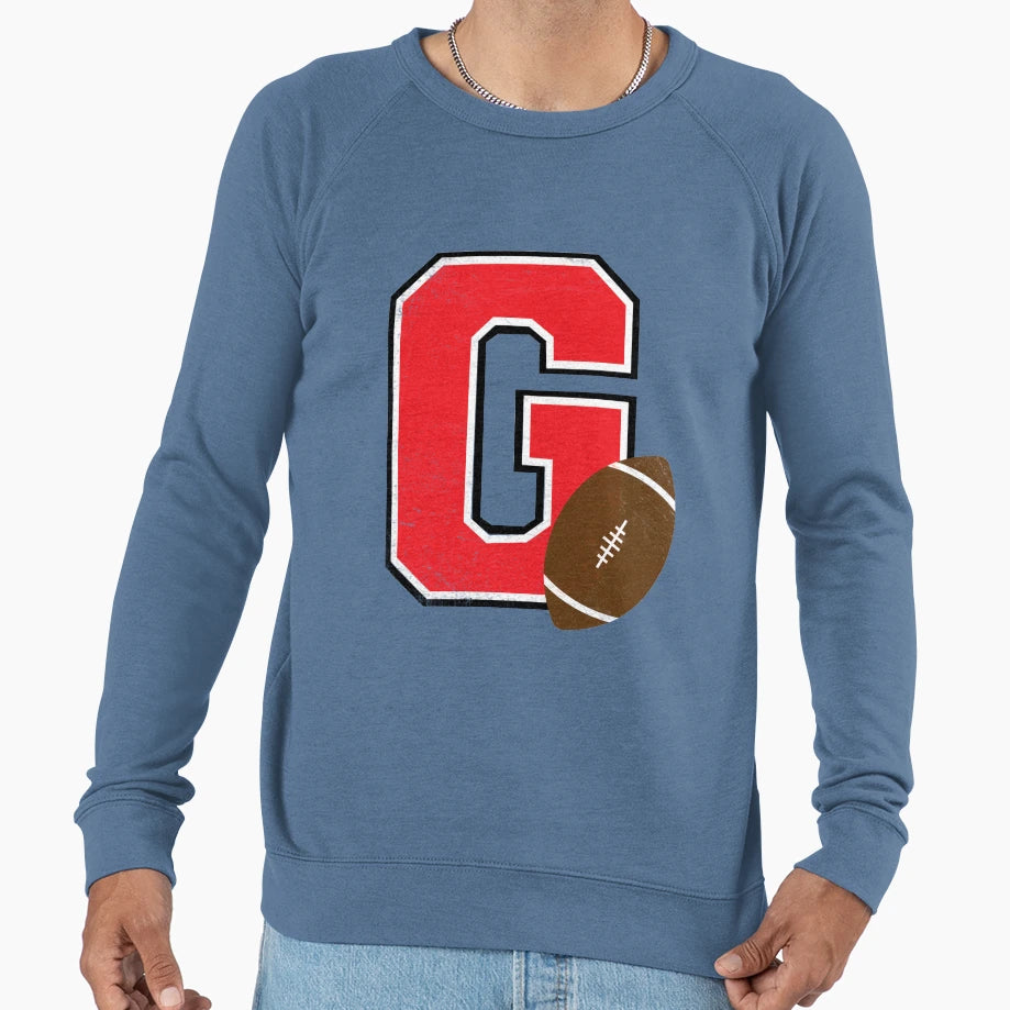 G Football Sweatshirt - Aesthetic Graphic Unisex - T-Shirt, Sweatshirt, Hoodie