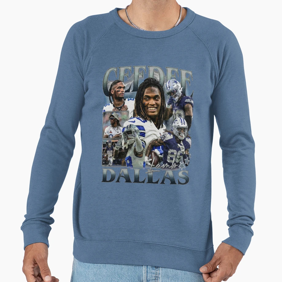 CL Football 90S Bootleg CL Dallas Sweatshirt - Trendy Graphic Men Women - T-Shirt, Sweatshirt, Hoodie