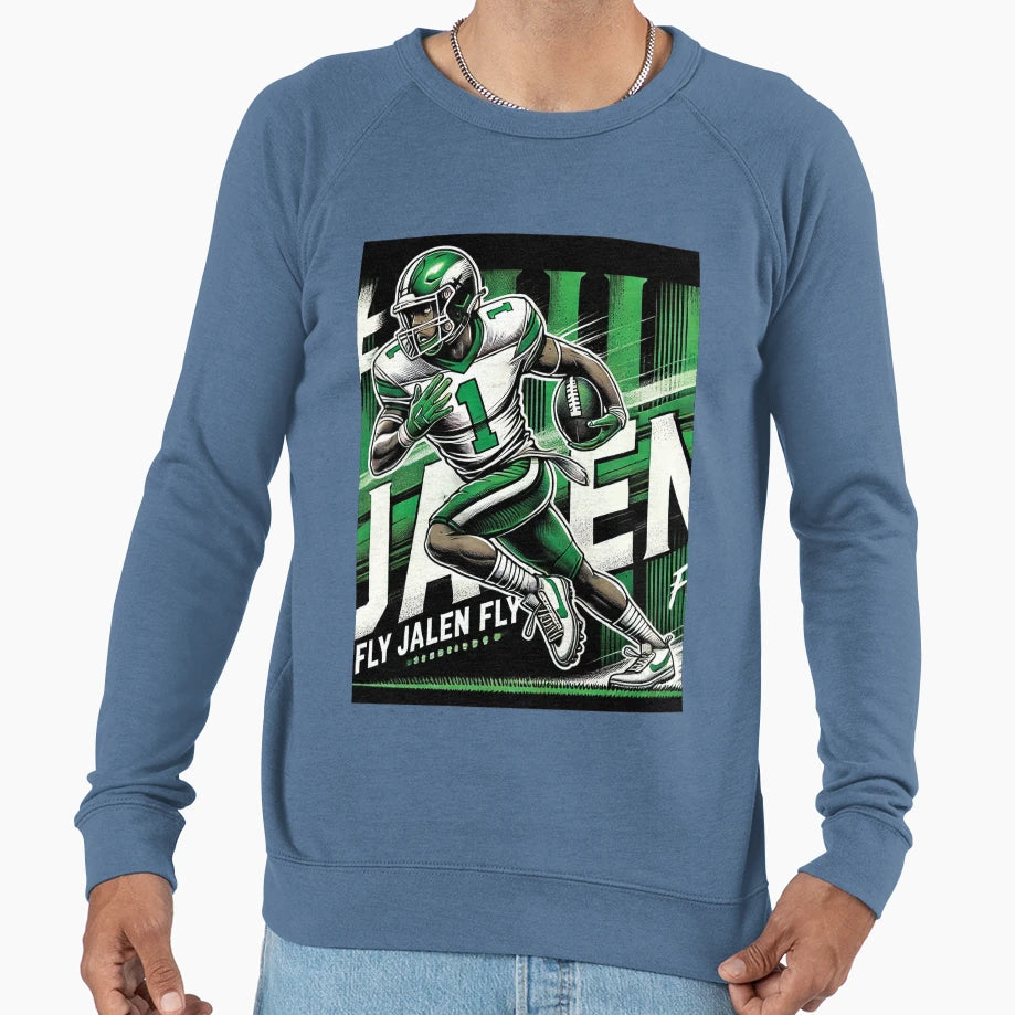 JH Dynamic Football Action Fly Sweatshirt - Custom Art Print for Adults - T-Shirt, Sweatshirt, Hoodie