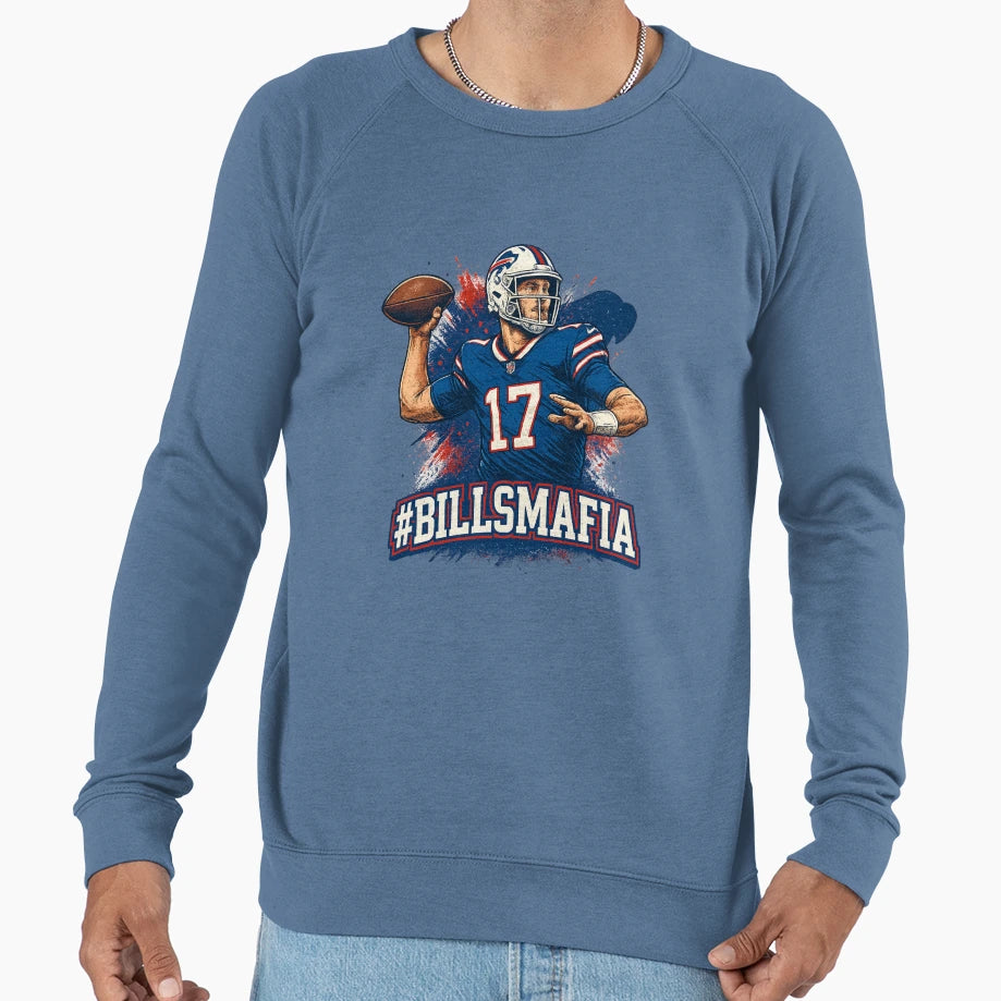 JA Billsmafia Throw Buffalo Qb 17 Fan T-Shirt - Fun Novelty Design Unisex - T-Shirt, Sweatshirt, Hoodie