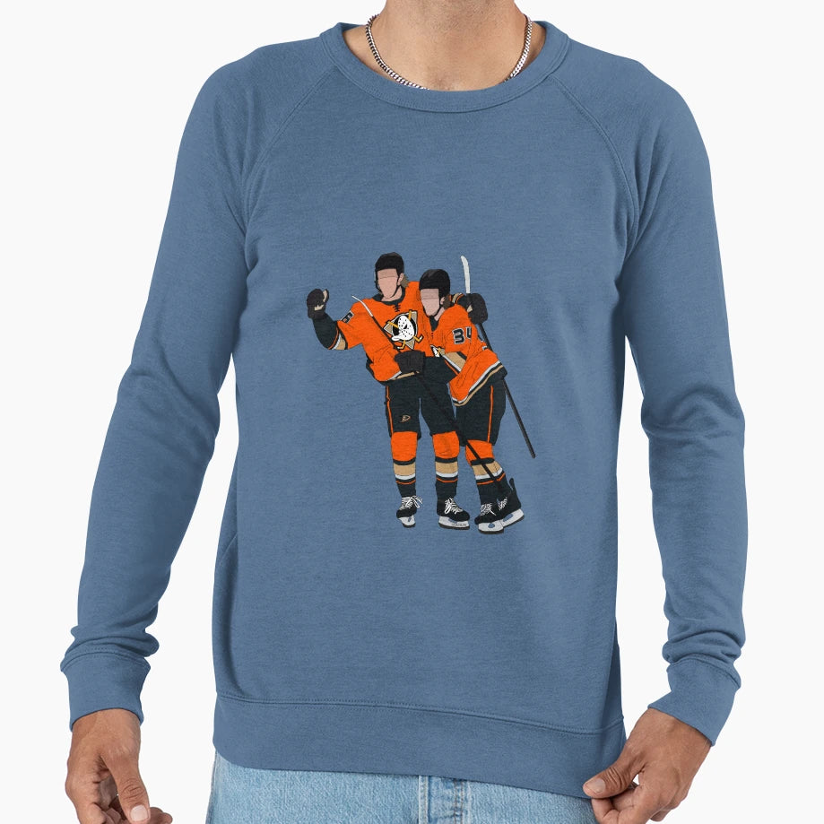 Trevor Zegras Jamie Drysdale Sweatshirt - Aesthetic Graphic for Adults - T-Shirt, Sweatshirt, Hoodie