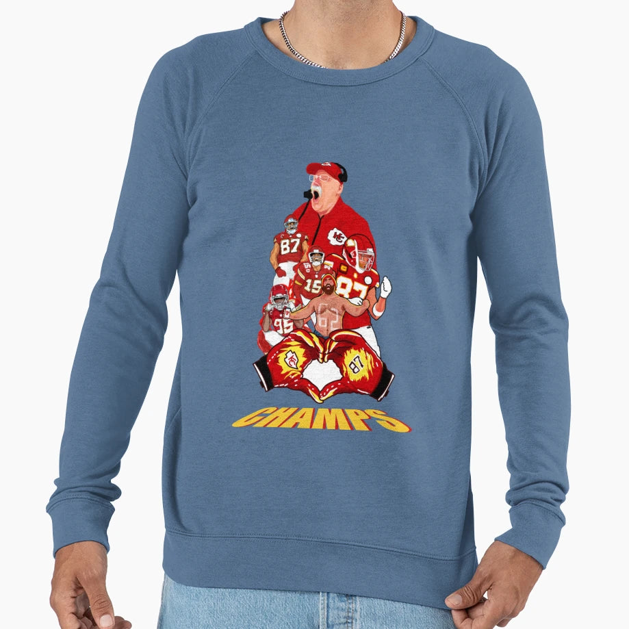 Kansas City Chiefs Sweatshirt - Aesthetic Graphic Unisex - T-Shirt, Sweatshirt, Hoodie
