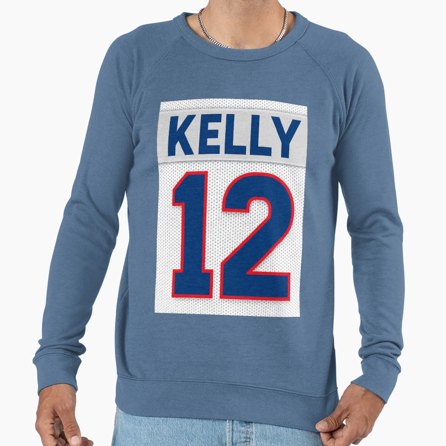 Bills 12 Sweatshirt - Aesthetic Graphic for Adults - T-Shirt, Sweatshirt, Hoodie