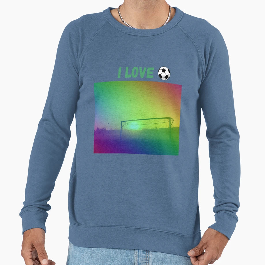 I Love Football Sweatshirt - Aesthetic Graphic for Adults - T-Shirt, Sweatshirt, Hoodie