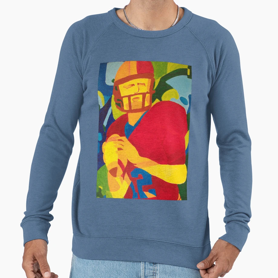 Football Sweatshirt - Minimalist Print for Adults - T-Shirt, Sweatshirt, Hoodie