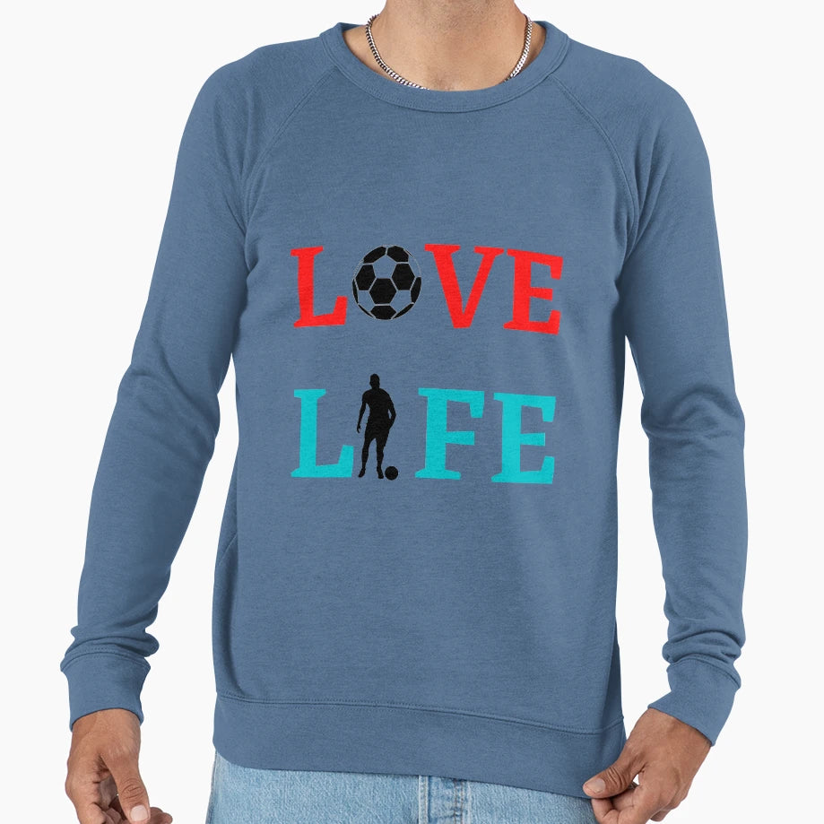 Love Football Sweatshirt - Novelty Apparel for Adults - T-Shirt, Sweatshirt, Hoodie