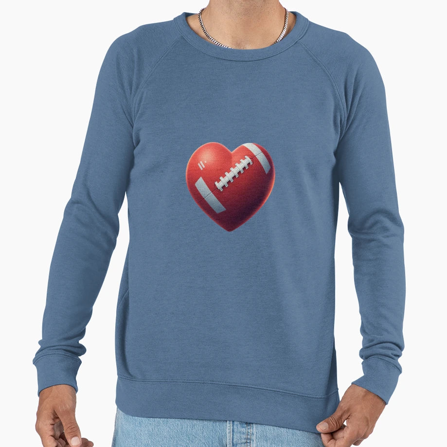 Football Love Sweatshirt - Custom Art Print Unisex - T-Shirt, Sweatshirt, Hoodie