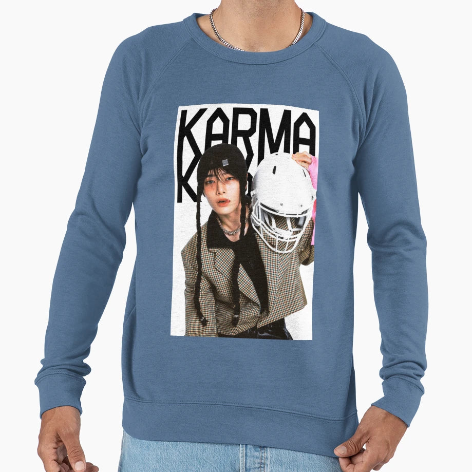Stray Karma I N Sweatshirt - Casual Everyday Wear Men Women - T-Shirt, Sweatshirt, Hoodie
