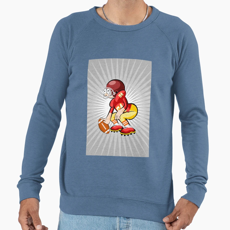American Football Marshal Action Sweatshirt - Fun Novelty Design for Adults - T-Shirt, Sweatshirt, Hoodie