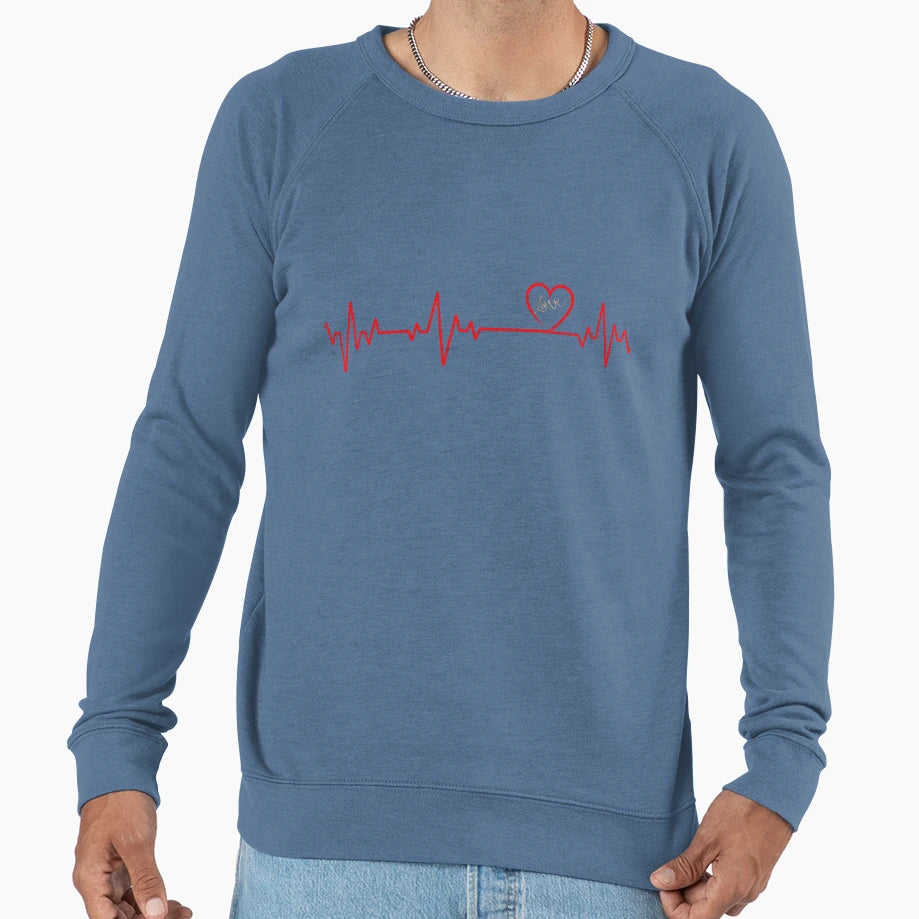 Love Cardiogram Sweatshirt - Streetwear Style for Adults - T-Shirt, Sweatshirt, Hoodie
