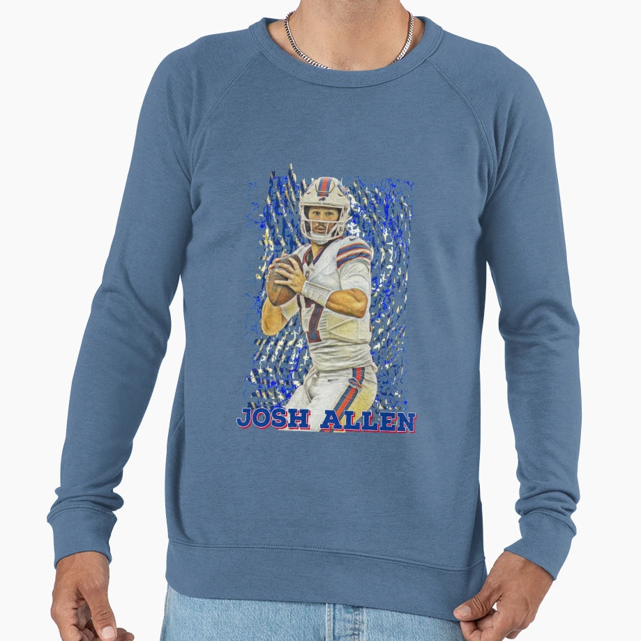 Buffalo Bills Sweatshirt - Custom Art Print Men Women - T-Shirt, Sweatshirt, Hoodie