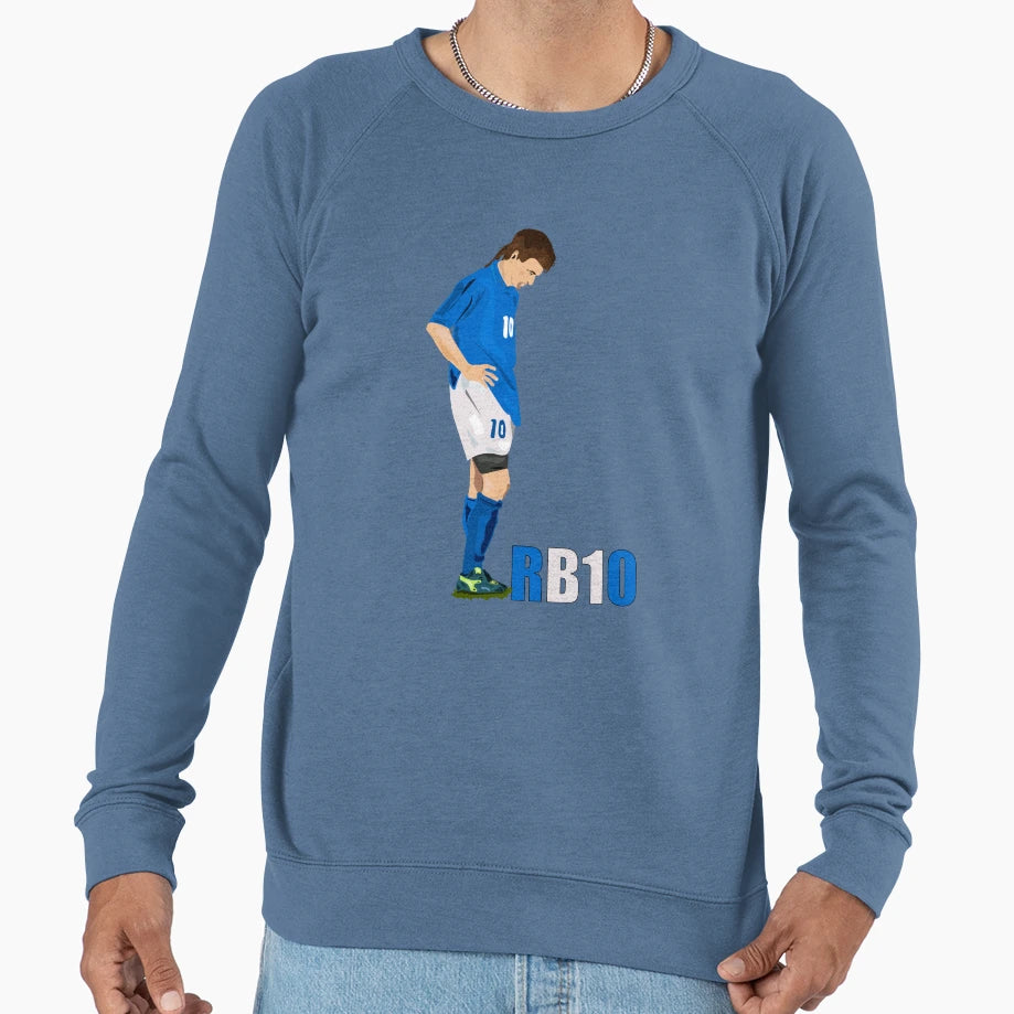 Roberto Baggio Sweatshirt - Aesthetic Graphic Unisex - T-Shirt, Sweatshirt, Hoodie
