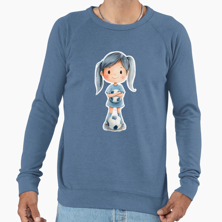 Football Image Soccer Player Ball T-Shirt - Minimalist Print Unisex - T-Shirt, Sweatshirt, Hoodie