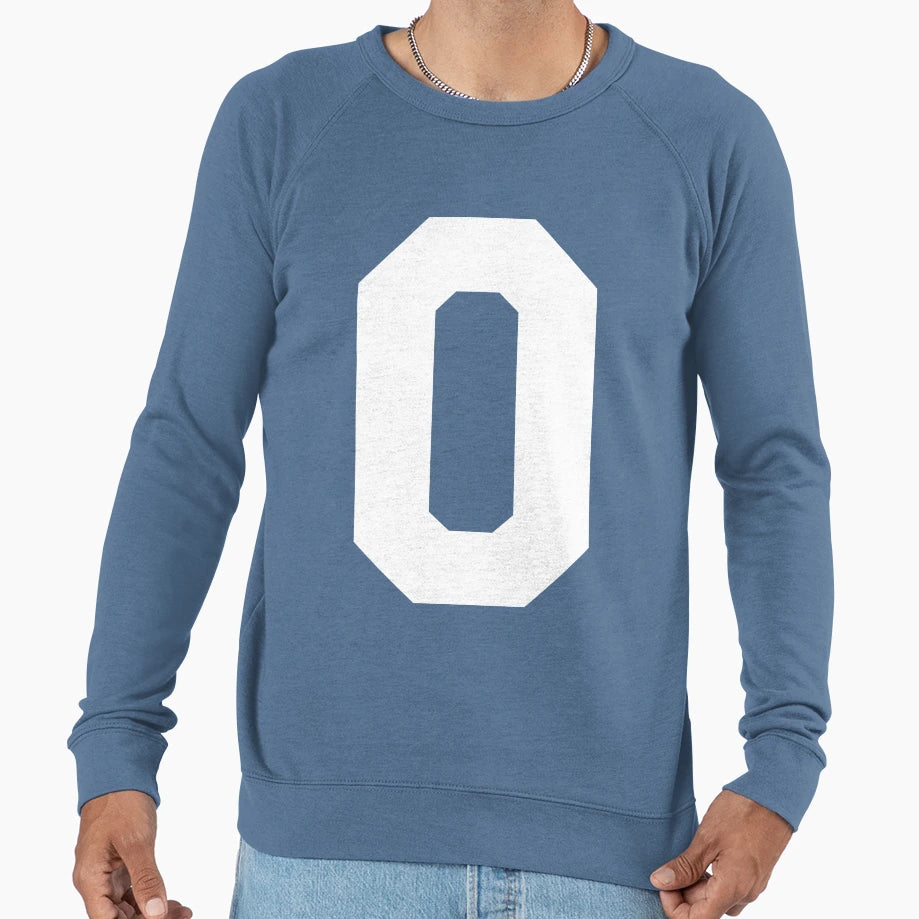 Alphabet White O Sports Letter O Sweatshirt - Unique Graphic Unisex - T-Shirt, Sweatshirt, Hoodie