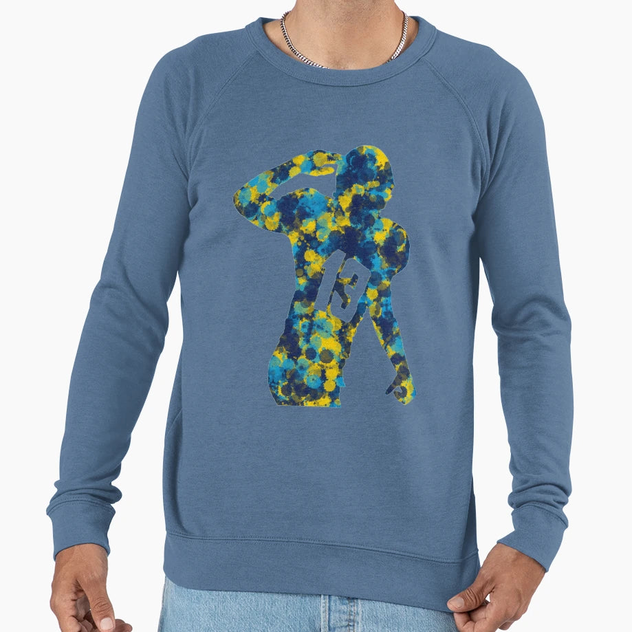Splatter Allen Sweatshirt - Unique Graphic Men Women - T-Shirt, Sweatshirt, Hoodie