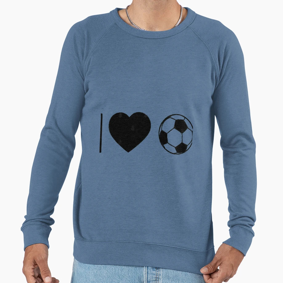 I Love Football Sweatshirt - Novelty Apparel Unisex - T-Shirt, Sweatshirt, Hoodie
