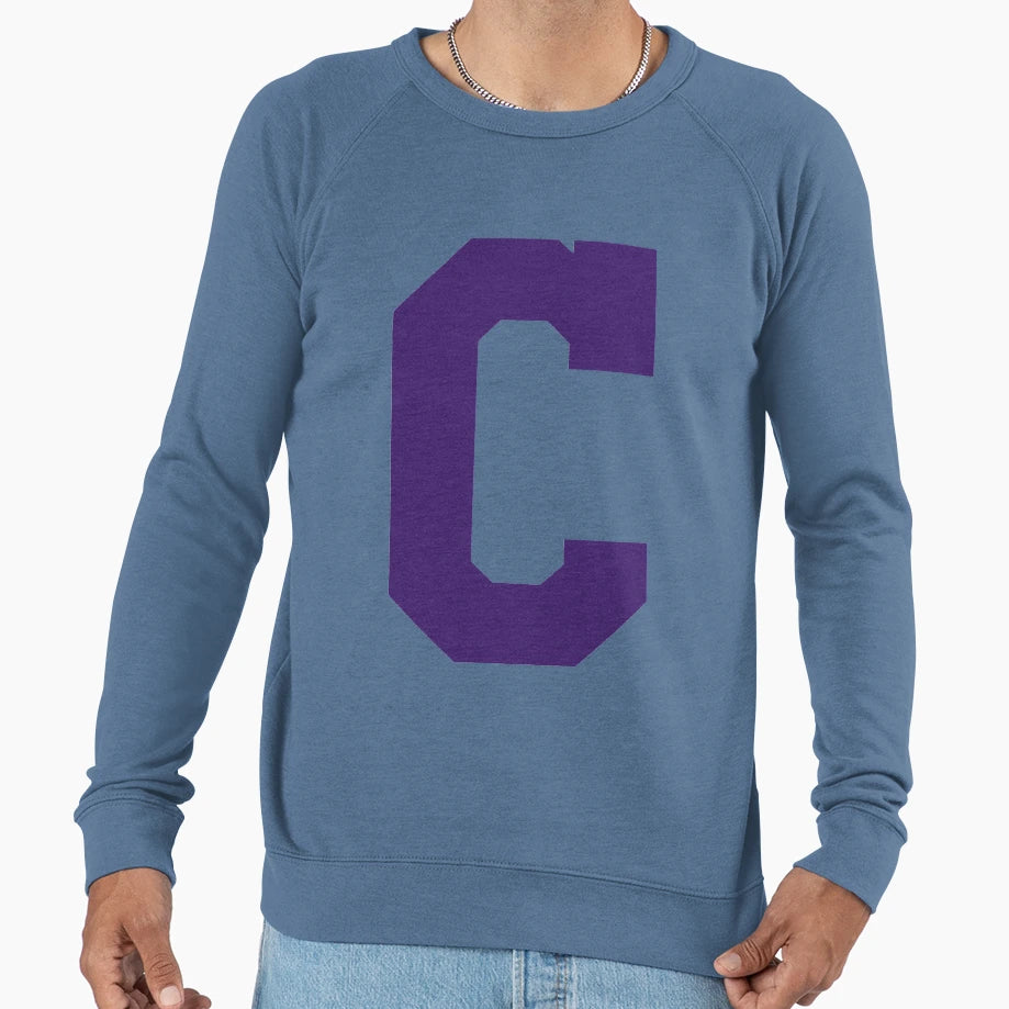 Alphabet Purple C Sports Letter C Sweatshirt - Custom Art Print Unisex - T-Shirt, Sweatshirt, Hoodie