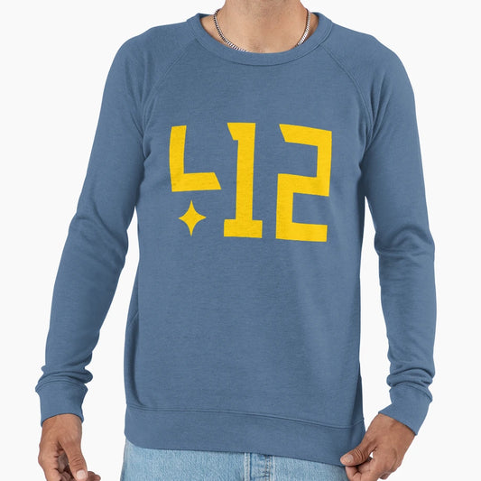 412 Pittsburgh Sweatshirt - Casual Everyday Wear Unisex - T-Shirt, Sweatshirt, Hoodie