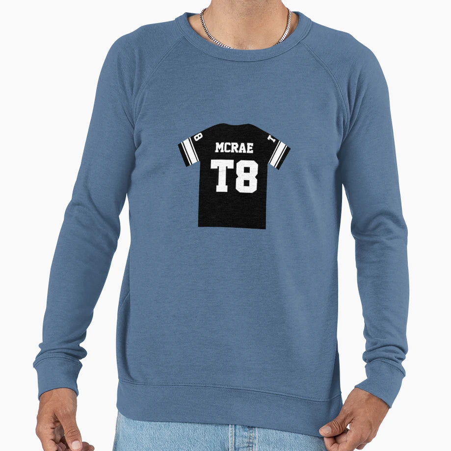 Tate Mcrae T8 Jersey Sweatshirt - Unique Graphic Unisex - T-Shirt, Sweatshirt, Hoodie