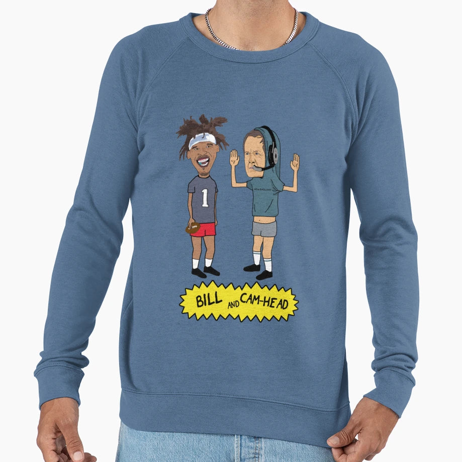 Bill And Cam Head Sweatshirt - Trendy Graphic Unisex - T-Shirt, Sweatshirt, Hoodie