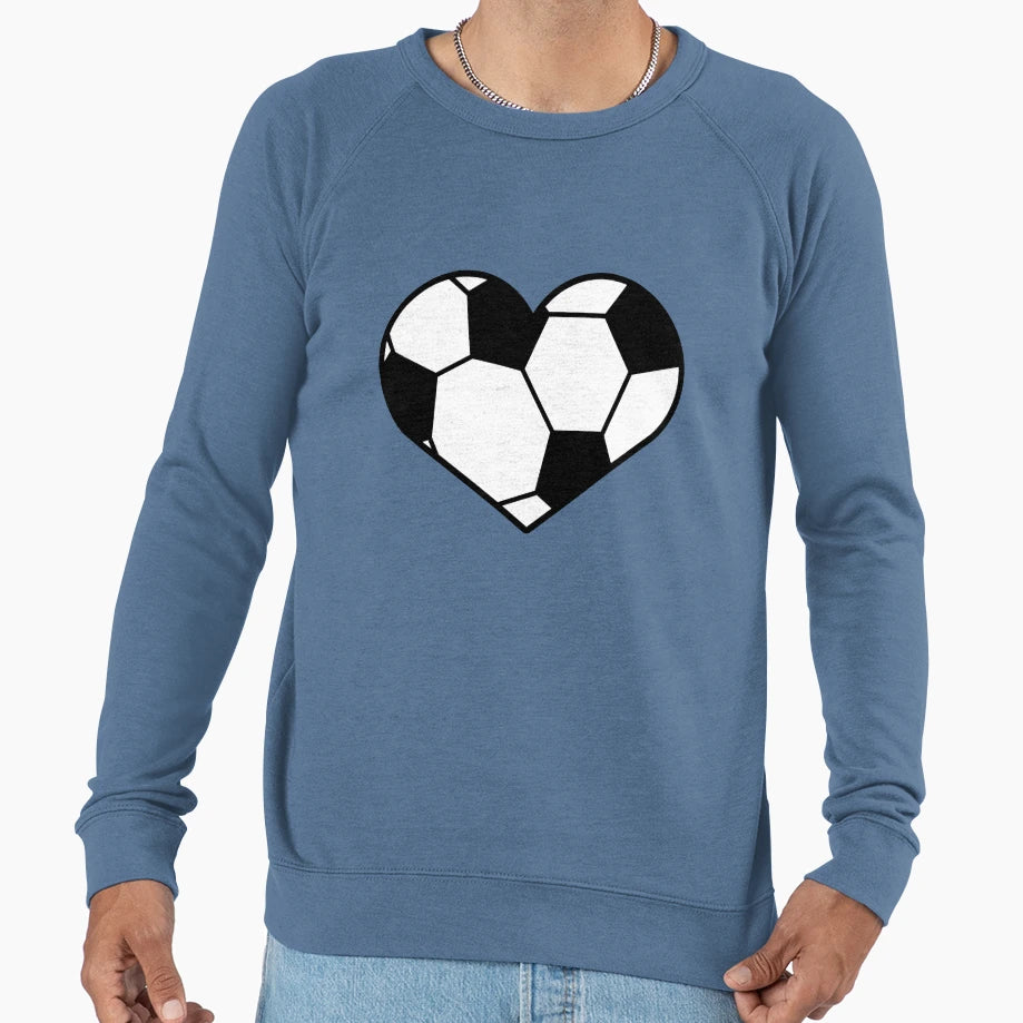 Soccer Love Sweatshirt - Custom Art Print Men Women - T-Shirt, Sweatshirt, Hoodie