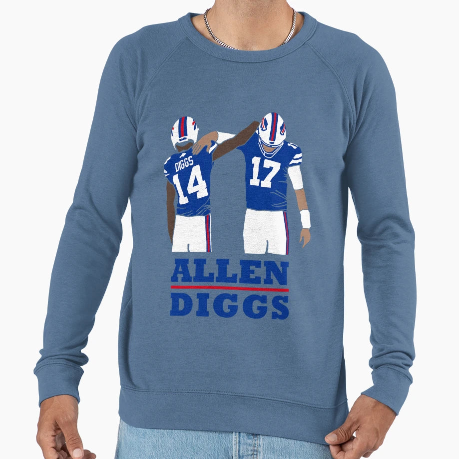American Football 14 Wide Receiver Sweatshirt - Graphic Print for Adults - T-Shirt, Sweatshirt, Hoodie
