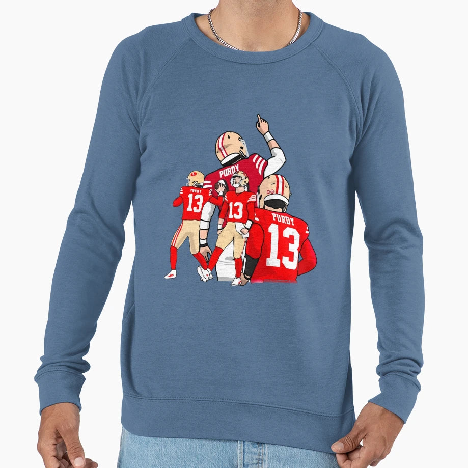 Future Is Purdy Sweatshirt - Casual Everyday Wear for Adults - T-Shirt, Sweatshirt, Hoodie
