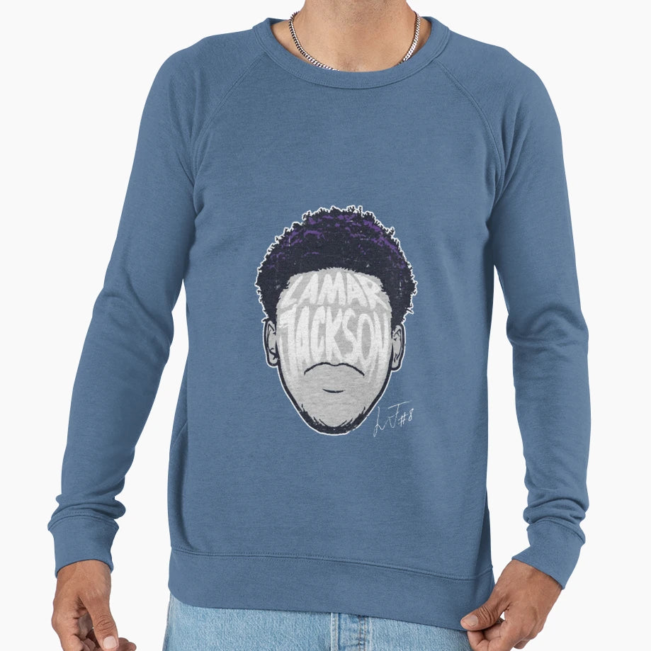 Lamar Baltimore Player Silhouette T-Shirt - Unique Graphic for Adults - T-Shirt, Sweatshirt, Hoodie