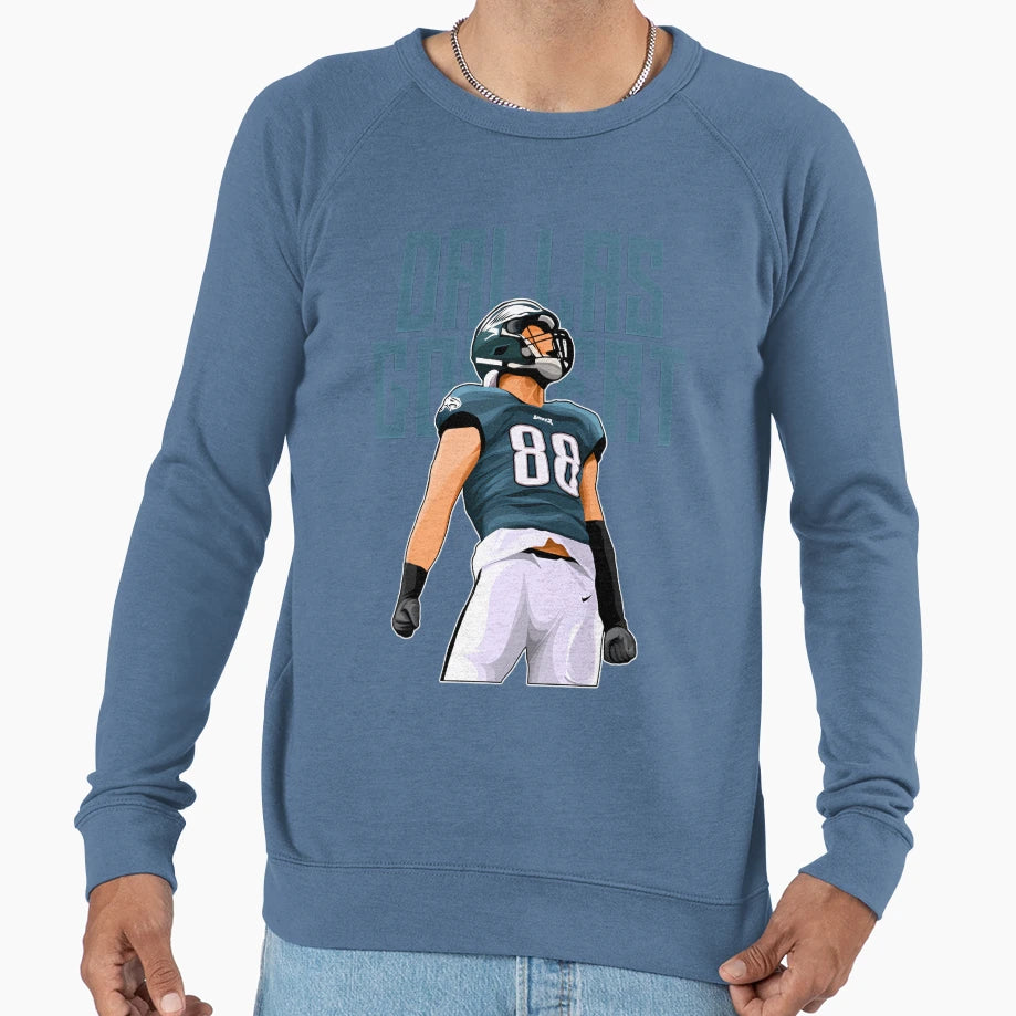Dallas Goedert Celebrate 88 Bold Sweatshirt - Aesthetic Graphic Men Women - T-Shirt, Sweatshirt, Hoodie