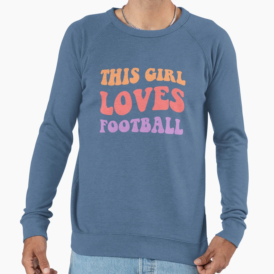 This Loves Football Ii Sweatshirt - Unique Graphic Men Women - T-Shirt, Sweatshirt, Hoodie