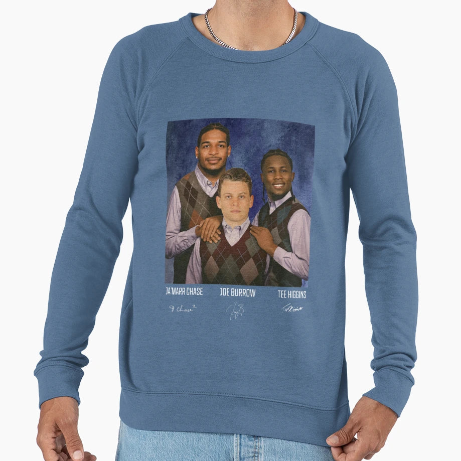 Jamarr Chase JB Higgins Football T-Shirt - Aesthetic Graphic Unisex - T-Shirt, Sweatshirt, Hoodie