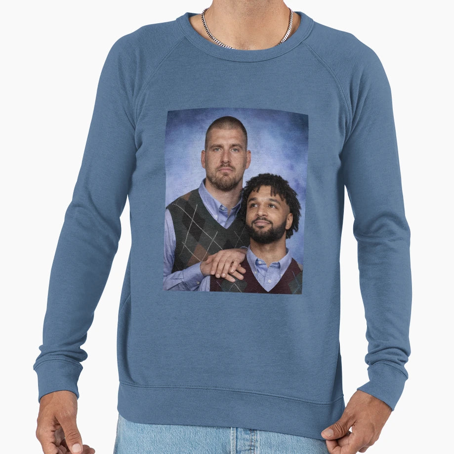 Nikola Jokic Jamal Murray Step Sweatshirt - Aesthetic Graphic Unisex - T-Shirt, Sweatshirt, Hoodie