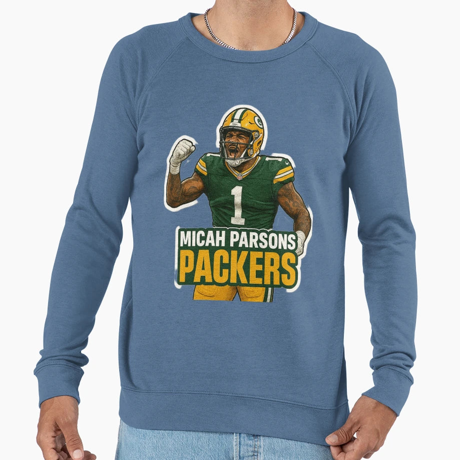 Micah Green Sweatshirt - Minimalist Print for Adults - T-Shirt, Sweatshirt, Hoodie