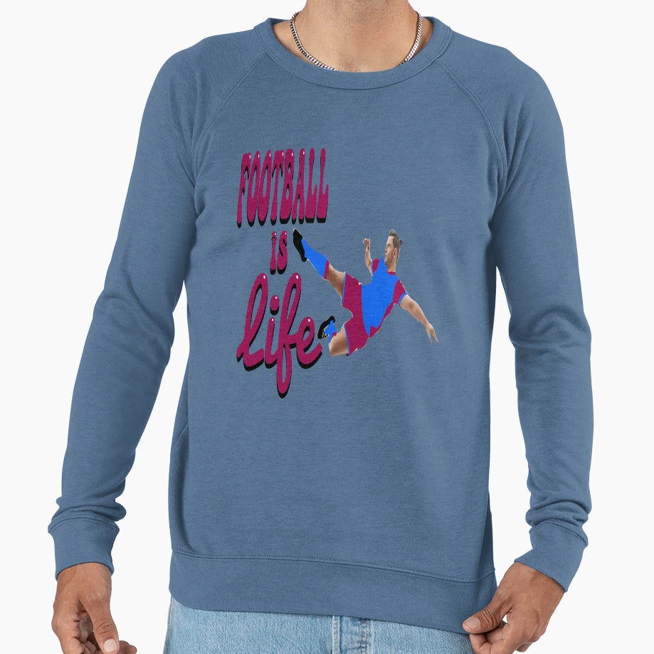 Football Is Life Sweatshirt - Graphic Print for Adults - T-Shirt, Sweatshirt, Hoodie