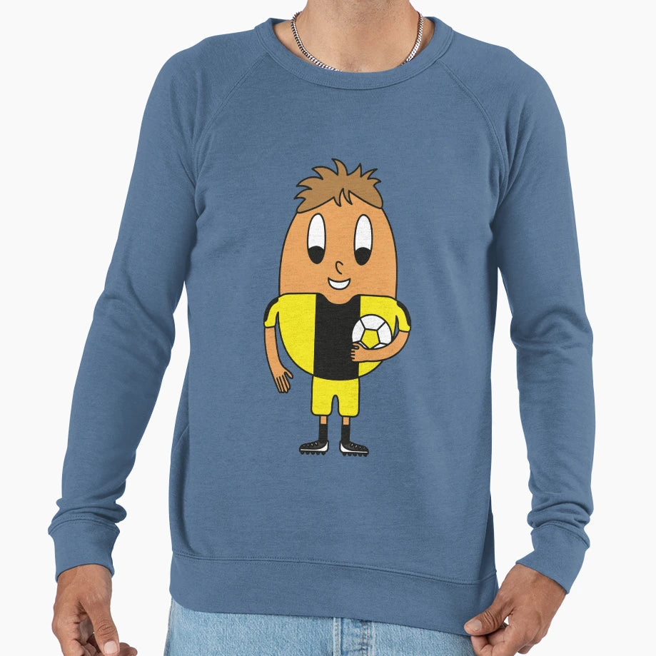 Soccer Player Egg Sweatshirt - Fun Novelty Design for Adults - T-Shirt, Sweatshirt, Hoodie