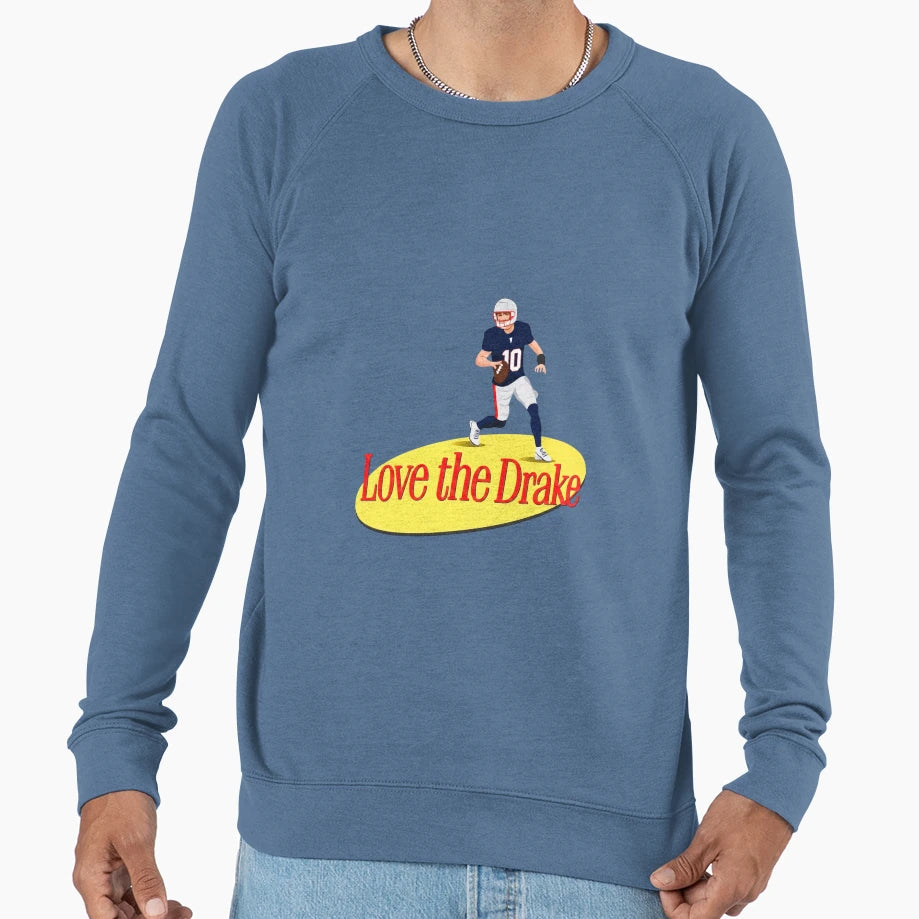 Love Drake Love Drake Maye New Sweatshirt - Custom Art Print for Adults - T-Shirt, Sweatshirt, Hoodie