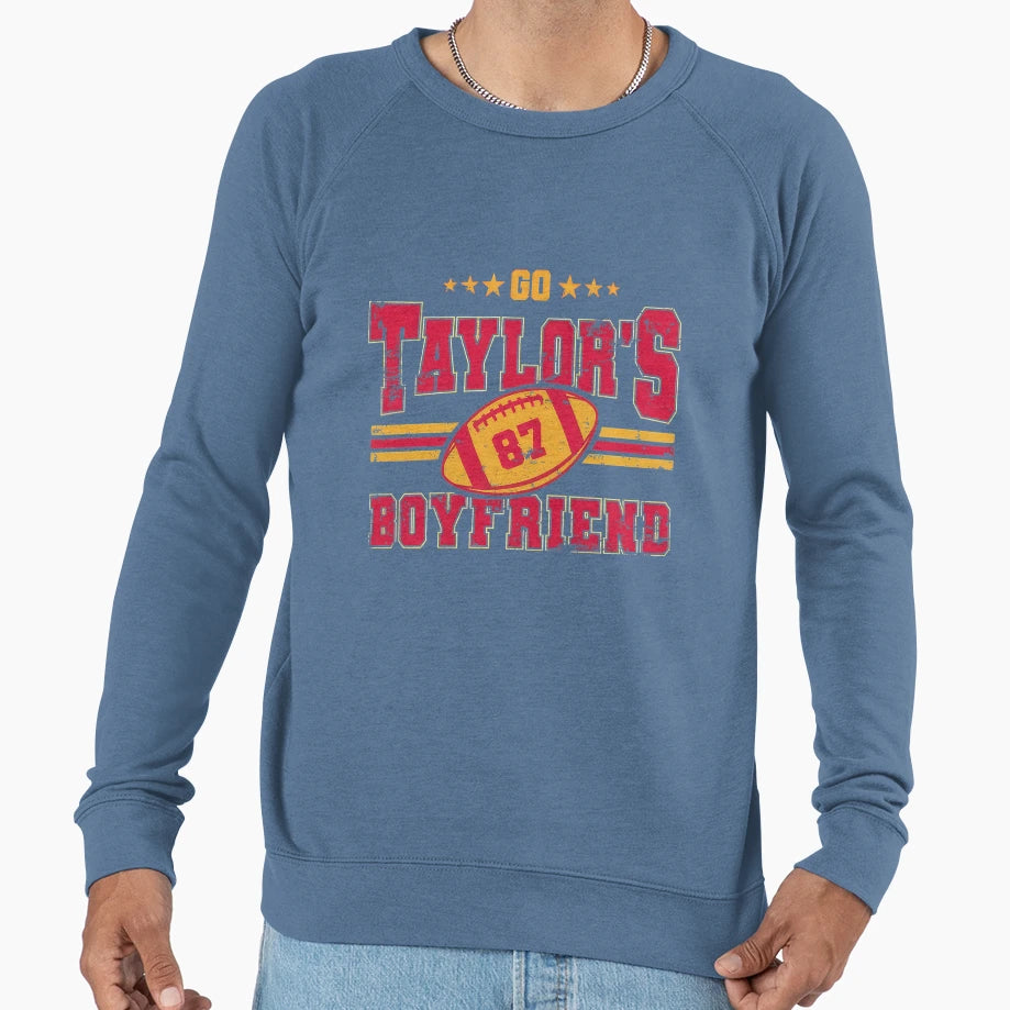 Go Taylors Boyfriend 87 TK 90S Sweatshirt - Unique Graphic for Adults - T-Shirt, Sweatshirt, Hoodie